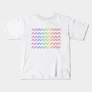 Monochromatic Rainbows Kids T-Shirt